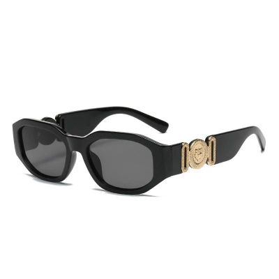 Gafas de sol rectangulares para mujer, a la moda lentes de sol, gafas de diseñador irregulares únicas