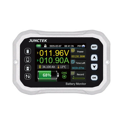 Monitor de batería Bluetooth KH140F, 0-120V, 400A, probador de corriente de voltaje, indicador de capacidad, batería RV, medidor VA Coulomb, novedad de 2023
