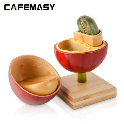 CAFEMASY-prego de café Artificial, modelo de enseñanza de granos de café desmontable o árbol de planta de granos de café artificiales para decoración de cafetería