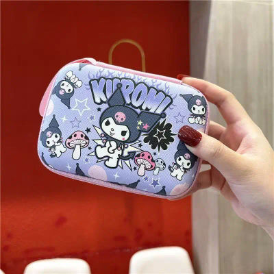 Bolsa de Almacenamiento para Cables de Datos y Auriculares con Diseño de Kuromi, Estuche Protector para Cargador, Práctico para Viajes, Regalo Ideal