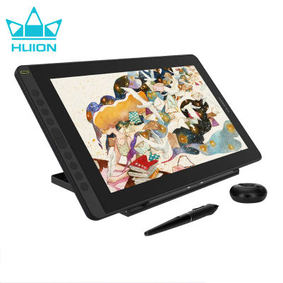 HUION-tableta gráfica Kamvas 16 2021, Monitor con pantalla de 15,6 pulgadas, pantalla de dibujo, dispositivo Digital para Android, PC, Win, Mac