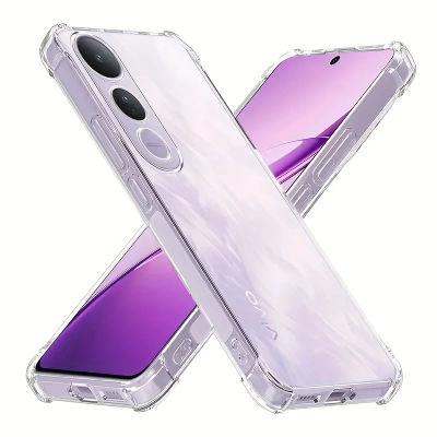 Funda de teléfono transparente para Vivo V50 Lite 4G silicona suave TPU para Vivo V50 5G funda trasera transparente VivoV50 V50Lite