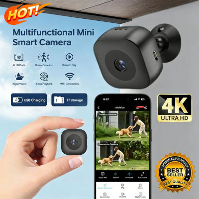 Nueva cámara de seguridad 4K Mini visión nocturna a todo Color HD WiFi Monitor impermeable detección de movimiento vigilancia mini cámara 2026