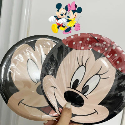 Decoración de cumpleaños de Mickey Mouse, platos desechables para fiesta, Minnie Mouse, Pato Donald, Baby Shower, recuerdos para niños, suministros para fiestas