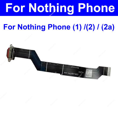 Cable flexible de cargador de carga USB para nada teléfono 1 2 2a A063 A065 A142 puerto de cargador USB piezas de conector de cable flexible