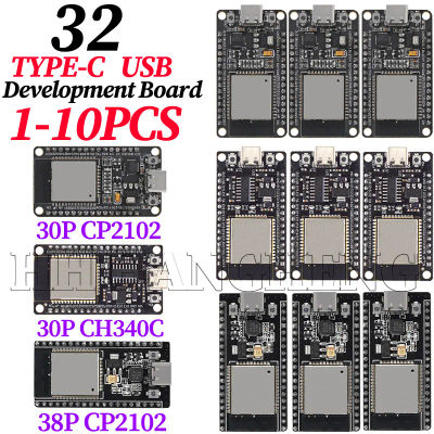 10-1PCS 32 Placa de Desarrollo TIPO-C CP2102/CH340C WiFi+Bluetooth de Consumo de Energía Ultrabajo de Doble Núcleo 30PIN/38PIN PARA ESP32