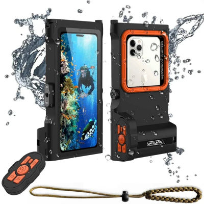 Funda impermeable para buceo con Bluetooth de 15M, carcasa para tomar fotografías y vídeos, funda subacuática para iPhone, Samsung, Huawei, Xiaomi, Oneplus