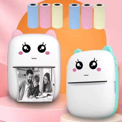 Nueva mini impresora portátil inalámbrica Bluetooth Android iOS impresoras térmicas de fotos móviles etiquetas Termica fabricante de etiquetas con rollos de papel