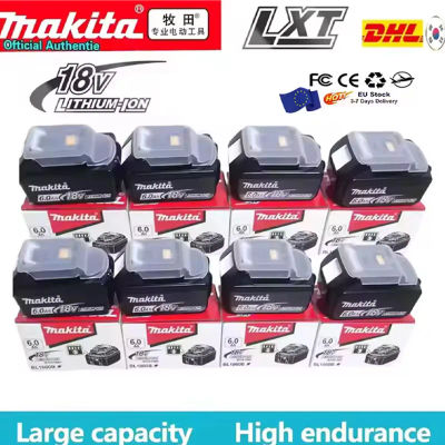 Batería Original Makita de 18 V con Cargador Recargable de Iones de Litio para Herramientas Eléctricas BL1850 BL1880 BL1860B LXT400