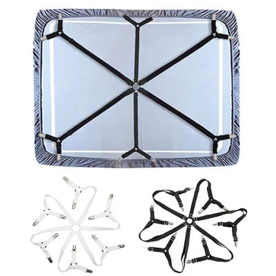 Soporte para sábanas, elástico ajustable, 12 Clips, soporte fijo, sujetadores de Clip para colchón, cubierta, mantas, pinzas, fijación, correa antideslizante