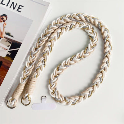Nuevo cordón para teléfono, collar ajustable desmontable, cordones para bolso, cámara, bandolera, correas para teléfono móvil, Clip para el cuello, cuerda