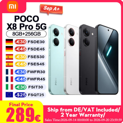 Versión Global Poco X8 Pro 8Gb 256Gb Teléfonos Móviles Pantalla Amoled Ultra Brillante de 1.5K 120Hz Celulares de Alta Resolución de 50Mp