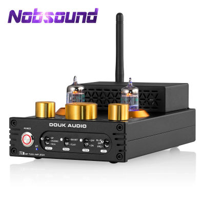 Nobsound-AMPLIFICADOR DE tubo de vacío HiFi GE5654, receptor estéreo Bluetooth 5,0, amplificador de potencia MM para giradiscos APTX-HD, 160W + 160W