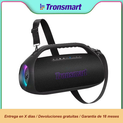 Tronsmart altavoz de bluetooth portátil Bang 2, Altavoz Portátil Bluetooth de 90 W para Fiestas con Graves Profundos de 2.1 Canales, 26 Horas de Reproducción, Compatible con 100 Altavoces