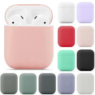 Fundas anticaída de silicona suave para auriculares Apple Airpods 1.a y 2.a funda para auriculares inalámbricos para AirPods 2 1, accesorios de cubierta