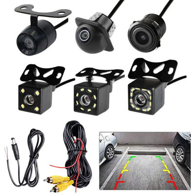 Cámara de visión trasera de coche con Cable de vídeo visión nocturna cámara de aparcamiento de marcha atrás IP68 impermeable CCD LED Monitor de respaldo automático HD