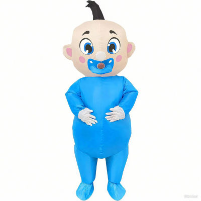 Nuevos disfraces inflables para bebés para adultos, divertidos trajes de mascota inflables para niños y niñas, espectáculo de bebés, fiesta de disfraces, Carnaval de Halloween