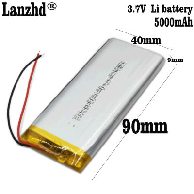 1-10 piezas nuevas 3,7 V 5000 mAh 954190 904090 Batería de celda DIY para altavoces Bluetooth Power Bank Tablet DVD LP 954190