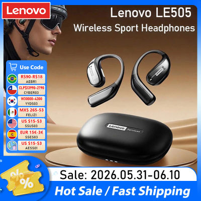 Choice Lenovo LE505 Auriculares inalámbricos Bluetooth 6.0 Auriculares para juegos de baja latencia Auriculares estéreo deportivos con cancelación de ruido y micrófono