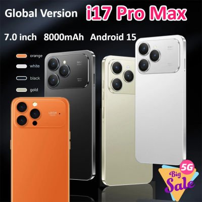 2026 nuevo para i17 Pro Max Smartphone Original 7.0HD teléfonos móviles 5G tarjeta Dual teléfonos móviles 8000mAh Android 15 teléfono celular desbloqueado