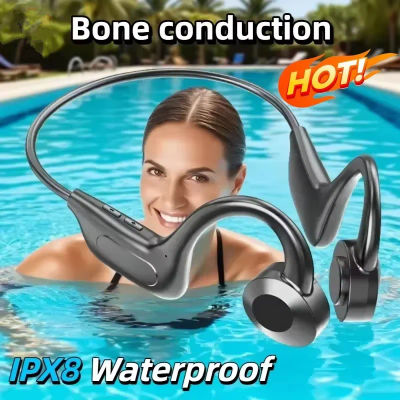 Auriculares de Natación con Conducción Ósea 2026, Bluetooth 5.4, Impermeables, Sin Inserción en el Oído, Inalámbricos, con Ranura para Tarjeta, Auriculares Deportivos Nuevos