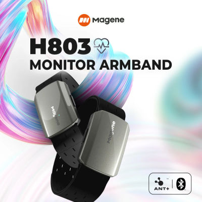 Magene Monitor de brazalete de ritmo cardíaco modo Dual Bluetooth ANT H803 Sensor brazo correa de muñeca Fitness rastreador de corazón ejercicio de salud