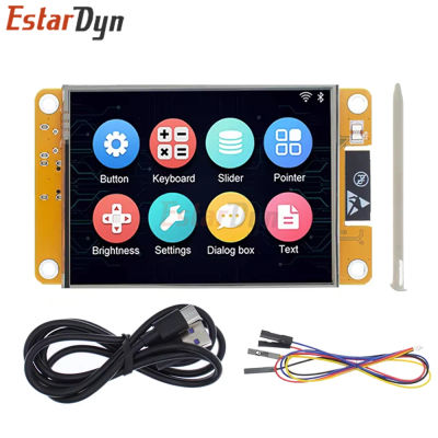 Placa de Pantalla Táctil TFT ESP32 de 2.8 Pulgadas 240x320 con LVGL, Módulo WiFi Bluetooth WROOM