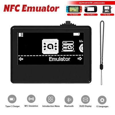 Simulador NFC, Emulador Pixl, iNFC Infinite Swipe OLED HD, Simulador Bluetooth Inteligente para Accesorios de Juego Switch2/3DS/Wii U