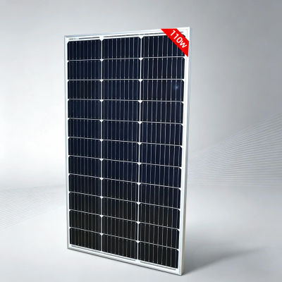 Panel Solar Rígido de 100W, Alta Eficiencia, Silicio Monocristalino, Módulo Fotovoltaico Impermeable para Cargador de Batería de 12V, Techo de Casa, RV, Camping