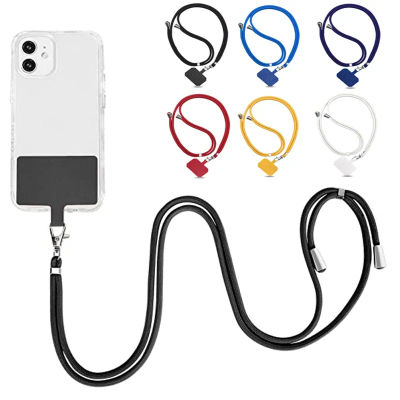 Correa para teléfono celular, tipo bandolera, ajustable para el cuello, con correa transparente para la mano, compatible con la mayoría de las fundas de teléfonos con cobertura total.