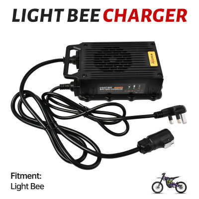 Cargador para SURRON Light Bee, 67.2V12A, Batería de Litio de Carga Rápida, Reemplazo, Actualización de Carga Rápida, Silencioso, Estilo OEM, Cargador para Motocicleta