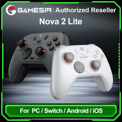 Controlador Gamesir Nova 2 Lite para PC Nintendo Switch Bluetooth inalámbrico efecto Hall barra ultrabaja latencia parachoques mecánico
