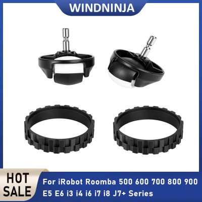 Repuesto de Neumáticos Delanteros para Robots Aspiradores iRobot Roomba Series 500, 600, 700, 800, 900, i3, i4, i6, i7, i8, J7+, E5 y E6