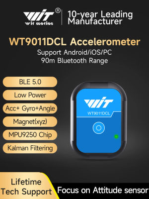 WitMotion WT9011DCL Bluetooth 5.0 Acelerómetro Giroscopio Sensor de Ángulo Brújula Electrónica Magnetómetro Inclinómetro para Arduino
