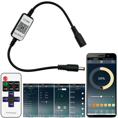 12V Magic Home Mini Bluetooth Led controlador de atenuador monocromático tira de un solo Color Control de aplicación móvil