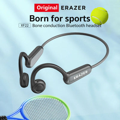 Audífonos Originales ERAZER XF22 Bluetooth 5.4, Audífonos Deportivos Inalámbricos de Conducción Ósea con Micrófono, Audífonos de Banda para el Cuello