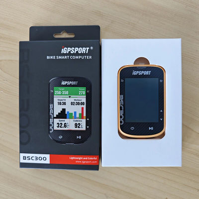 IGPSPORT BSC300 nueva versión amarilla ordenador ANT + velocímetro inalámbrico para bicicleta Bluetooth GPS navegación de ruta notificación odómetro