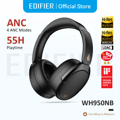 Audífonos Inalámbricos con Cancelación Activa de Ruido Edifier WH950NB, Bluetooth 5.4, Alta Resolución, 80 Horas de Reproducción, 4 Micrófonos