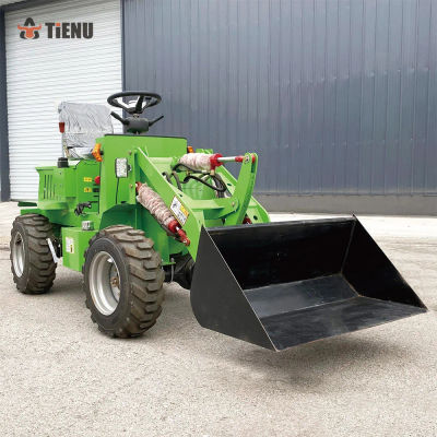 Venta caliente Mini cargador producción al por mayor pequeño cargador de ruedas sobre orugas minilader eléctrico diésel