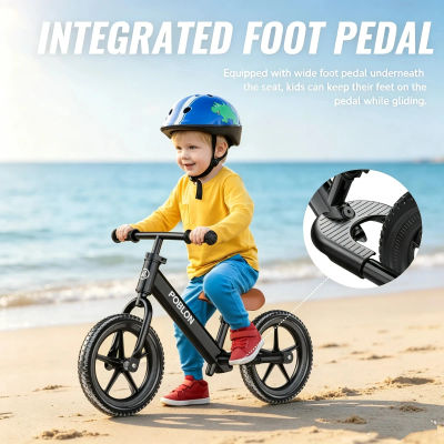 Bicicleta de equilibrio para bebés, para niños de 18 meses a 5 años, bicicleta de 2 ruedas con manillar y sillín ajustables, ruedas antideslizantes y con sistema de absorción de impactos, vehículo 2