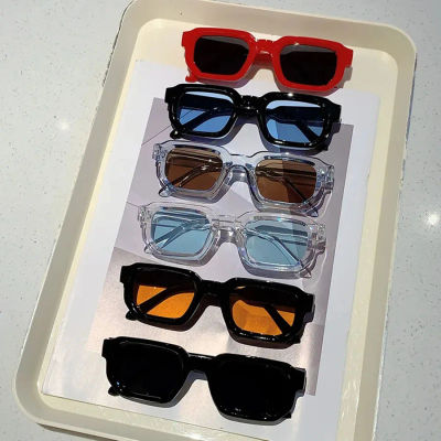 Nuevas gafas de sol con montura rectangular Vintage para hombre, gafas de sol Retro a la moda, gafas de diseño de marca de lujo, gafas UV400 para mujer