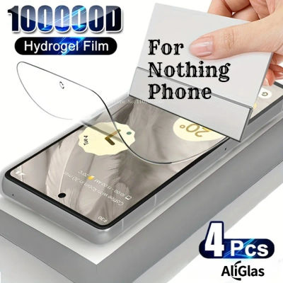 4 Uds. Para nada teléfono 2a 2a Plus 3a Pro 3a Lite HD película de hidrogel no vidrio para nada teléfono 3 2 Series película protectora de pantalla