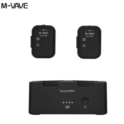 M-VAVE WP-12 2,4G auricular inalámbrico Monitor sistema de Audio transmisión estéreo Mono grabadora receptor transmisor recargable
