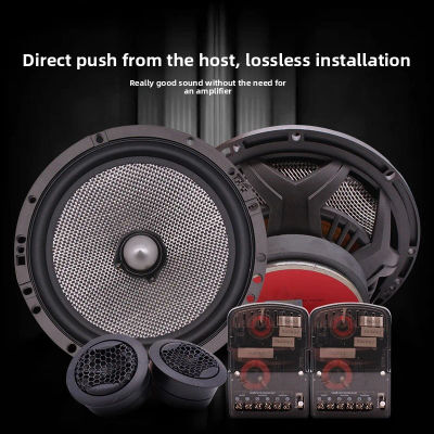 Juego de Altavoces para Auto KUERL 165AS de 6.5 Pulgadas, Altavoces de Audio para Puerta Delantera, Tweeters y Woofers Mejorados