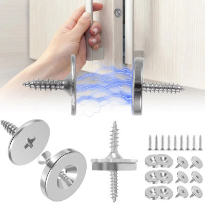 Broches magnéticos fuertes para puerta de armario, cierres magnéticos con tornillos, sello para armario, cierre de puerta de muebles, pestillos ocultos