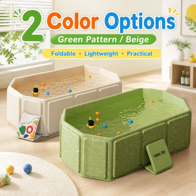 Bañera Plegable para Bebés, Bañera Portátil Gruesa para Niños, Bañera Plegable para Bebés, Aislamiento Térmico, Almacenamiento para Viajes
