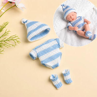 Ropa para muñecas bebés de 20cm, accesorios para muñecas DIY para muñecas de 20cm, suéter, mono, ropa para muñecas Mini Reborn