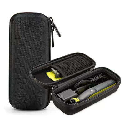 Estuche de almacenamiento portátil EVA a prueba de golpes para Philips One Blade: bolsa de almacenamiento de solución de almacenamiento de afeitadora definitiva (solo estuche)