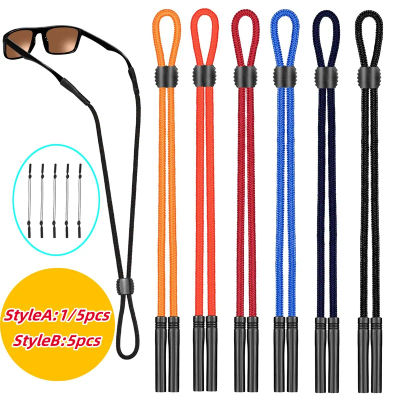 1/5 Uds. Correa deportiva para gafas, soporte para gafas de sol, retenedor de gafas para hombres y mujeres con hebillas ajustables, cadena para gafas de lectura
