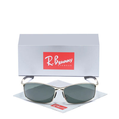 Gafas de sol polarizadas para hombre, gafas de sol rectangulares con espejo, montura de aleación para hombre, gafas de sol UV400, gafas informales